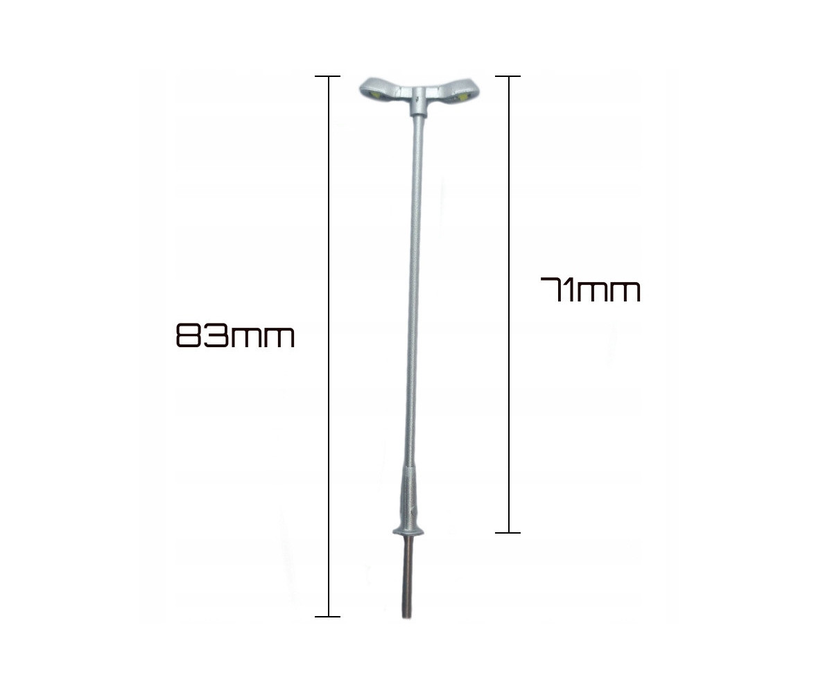 Latarnia dwuramienna biała zimna TT typ 4