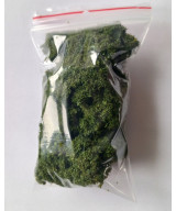 Krzaki, krzewy, gąbka, krzaczki na makietę jasna zieleń