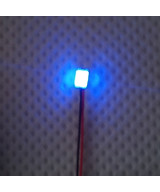 Dioda LED 1206 3v z przewodami 30cm - niebieska