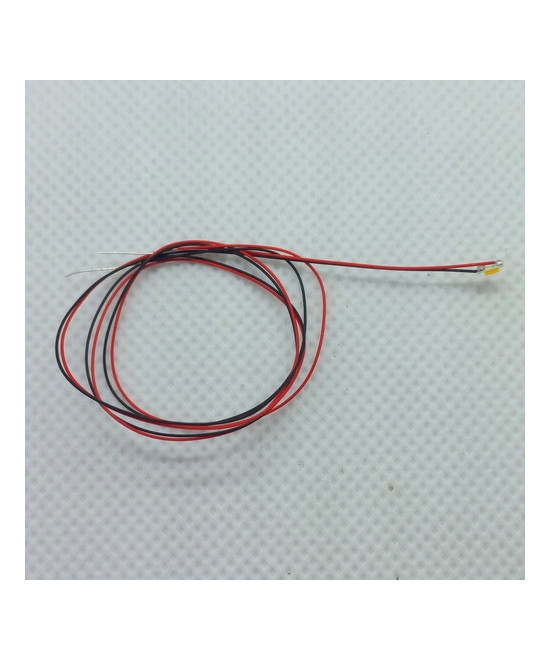 Dioda LED 1206 3v z przewodami 30cm - czerwona
