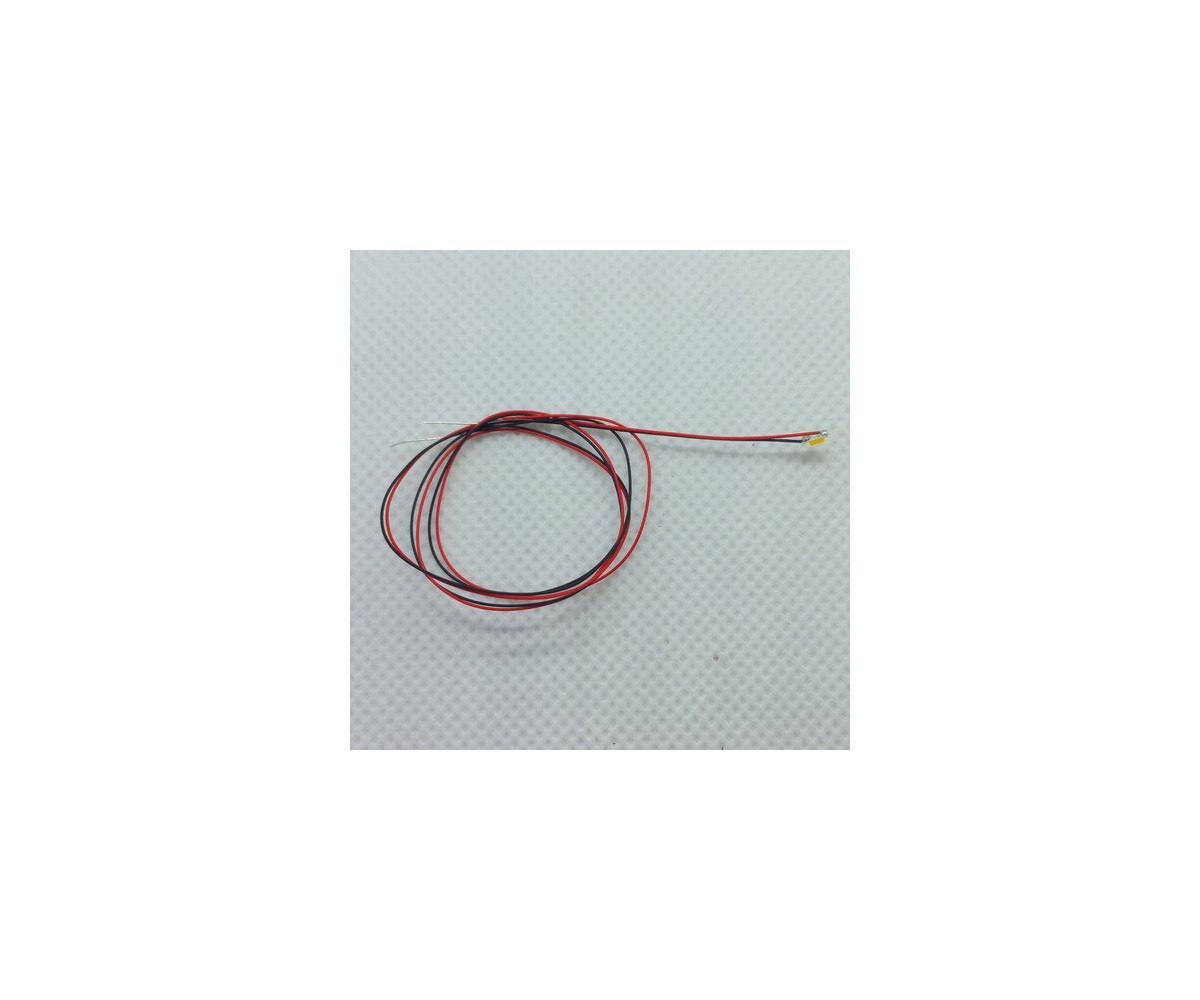 Dioda LED 1206 3v z przewodami 30cm - biała zimna