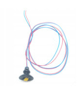 Lampa wisząca led biała ciepła H0 (klosz czarny)