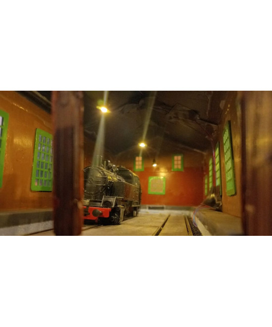 Lampa wisząca led biała ciepła H0 (klosz czarny)