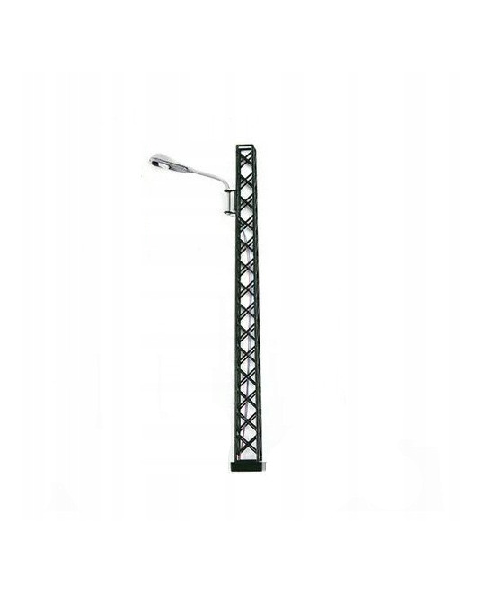 Latarnia led H0, lampa biała ciepła na maszcie