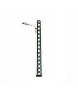 Latarnia led H0, lampa biała ciepła na maszcie