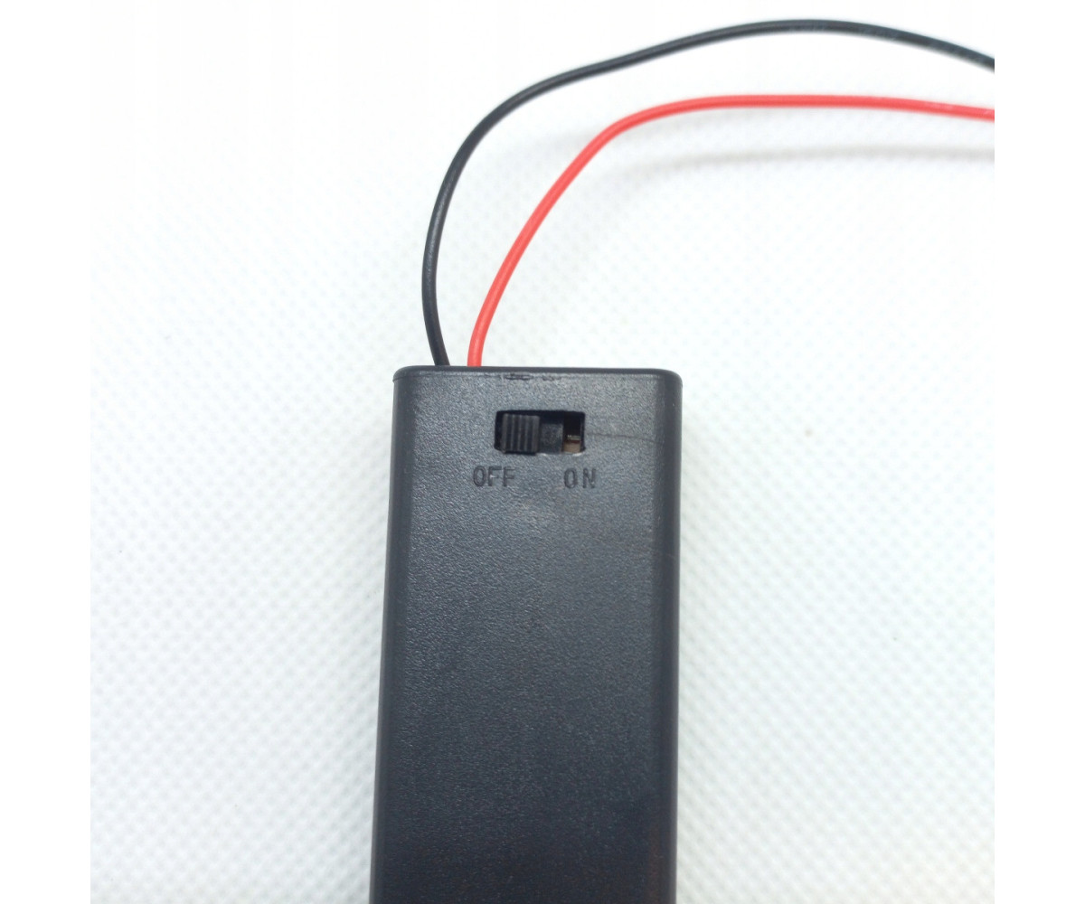 Zasilanie bateryjne do oświetlenia 2x AAA z włącznikiem
