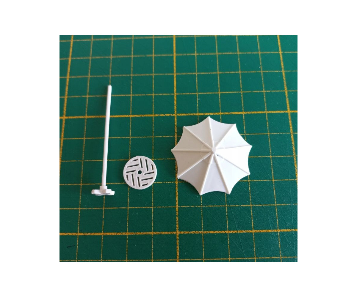 Parasol słoneczny H0 TT typ 3