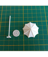 Parasol słoneczny H0 TT typ 3