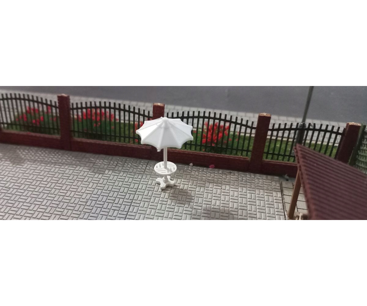 Parasol słoneczny H0 TT typ 3