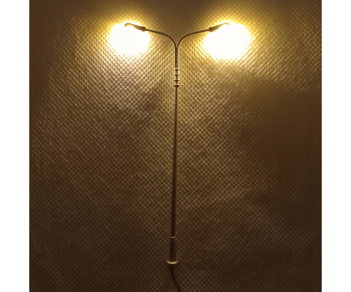 Latarnia lampa Led dwuramienna żółta 3v H0 typ 3