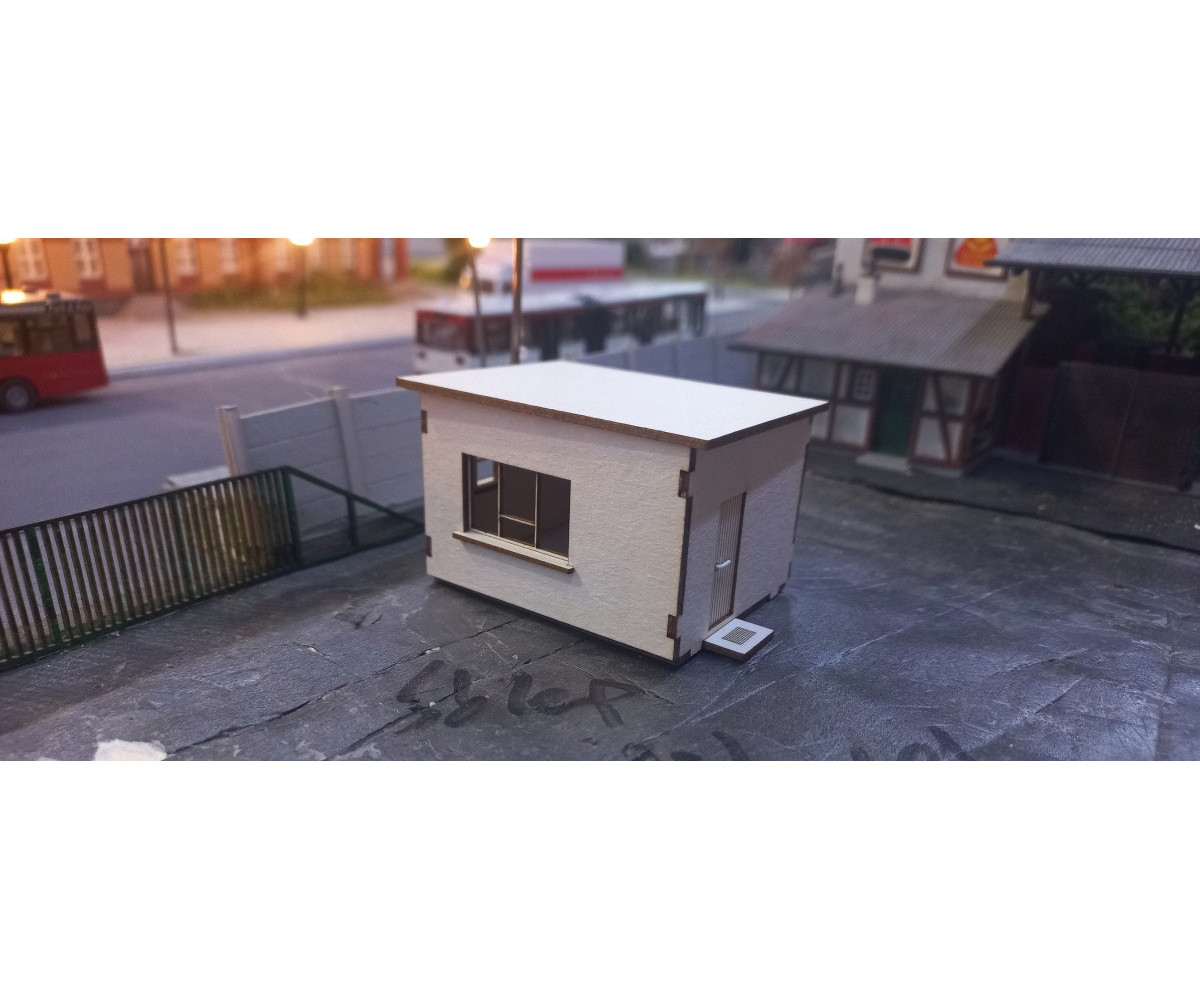 Portiernia H0, cieciówka, budynek ochrony