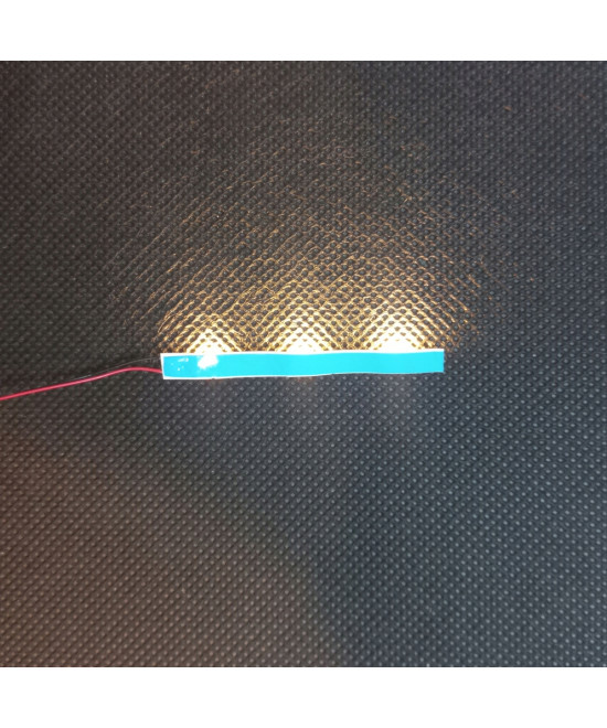 Pasek LED 12v biały ciepły - 3 diody, 5mm, oświetlenie budynków, peronów