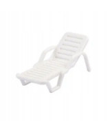 Leżak H0 na ogród, plażę, fotel do leżenia skala H0
