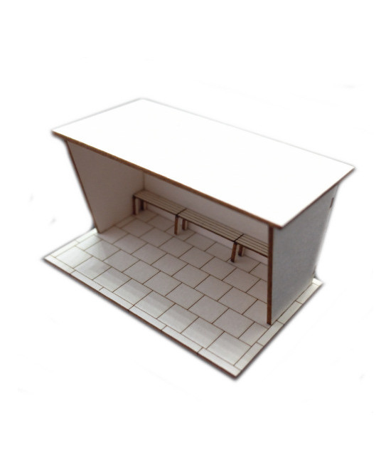 Przystanek autobusowy H0, wiata typ 1