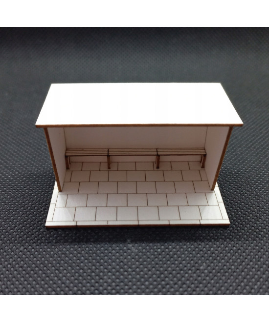 Przystanek autobusowy H0, wiata typ 1