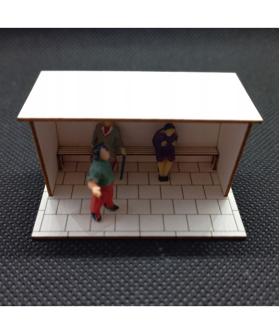 Przystanek autobusowy H0, wiata typ 1