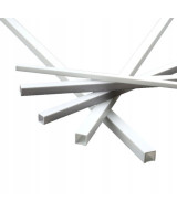 Profil ABS kwadrat 3mm x 3mm pusty (3szt x 15cm)
