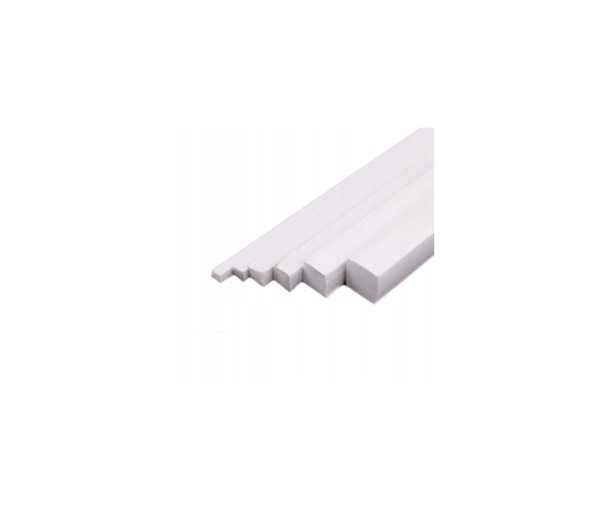 Profil ABS kwadrat 2mm x 2mm pełny (3szt x 15cm)