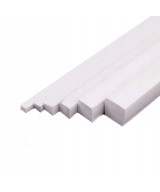 Profil ABS kwadrat 2mm x 2mm pełny (3szt x 15cm)