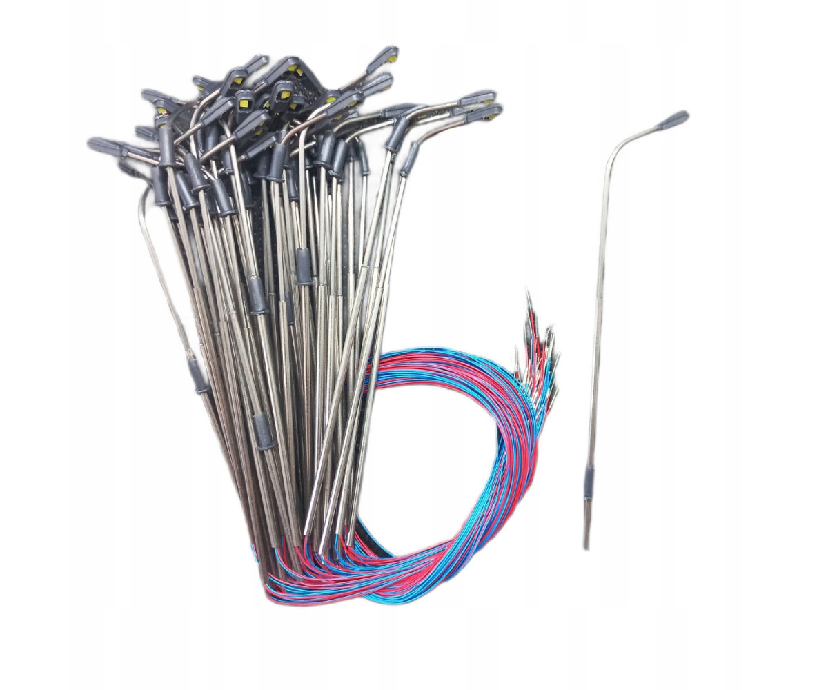 Latarnia lampa Led biała zimna, reg.wys. TT 8.5cm