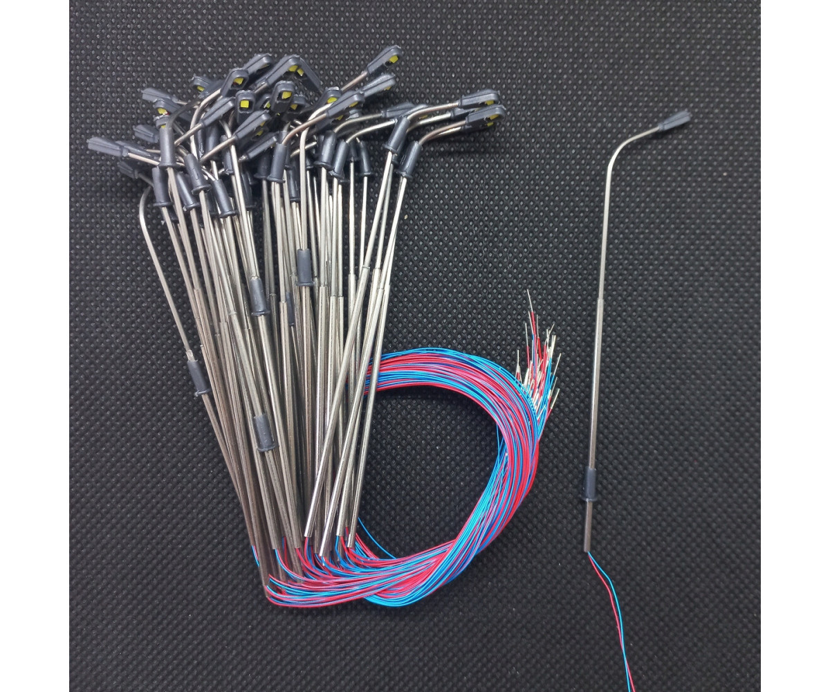 Latarnia lampa Led biała zimna, reg.wys. TT 8.5cm