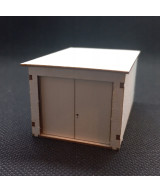 Garaż H0 + drzwi zamknięte