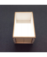 Garaż H0 + drzwi zamknięte