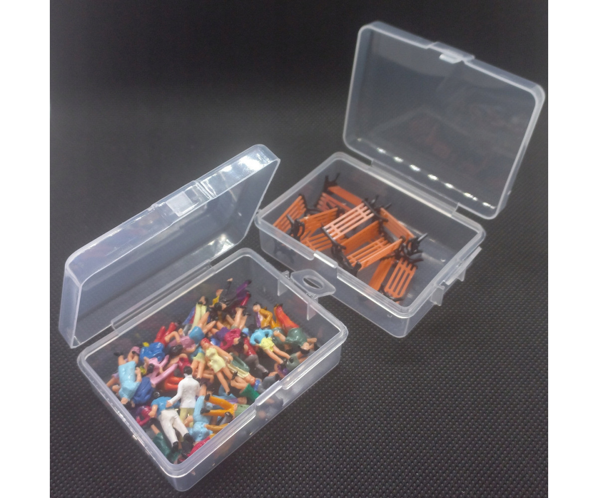 Pudełko plastikowe 6,7cm x 4,9cm x 2,3cm