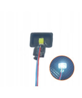 Reflektor, lampa led H0 biała zimna + rezystor