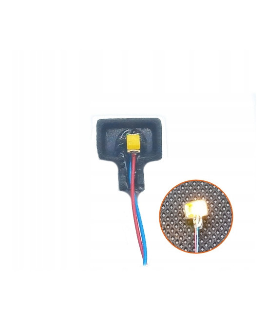 Reflektor, lampa led H0 biała ciepła + rezystor