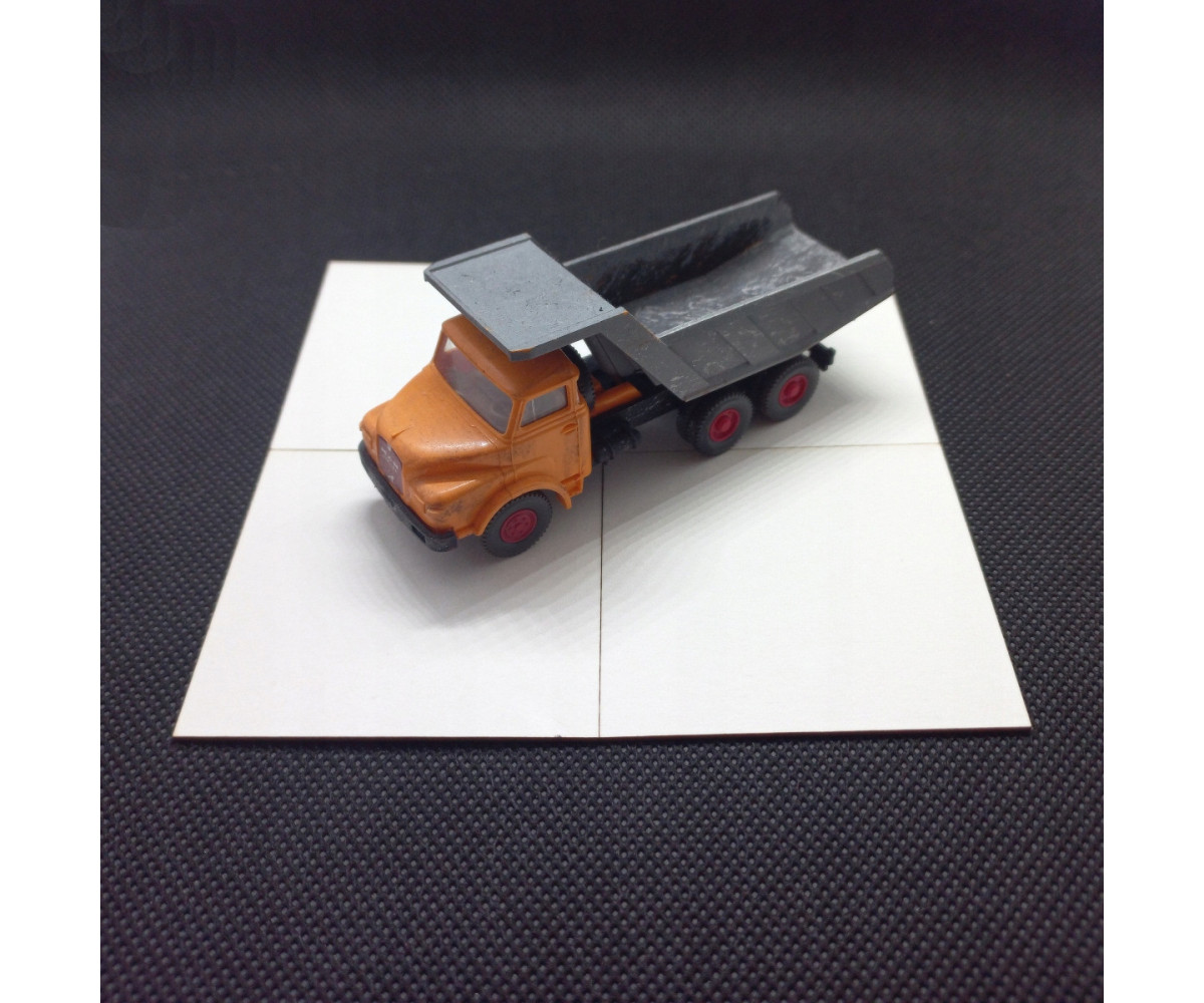 Płyty betonowe H0 55mm x 55mm, 10 sztuk, z tektury