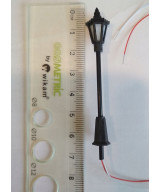 Latarnia parkowa H0, lampa led biała 3v - 4 sztuki