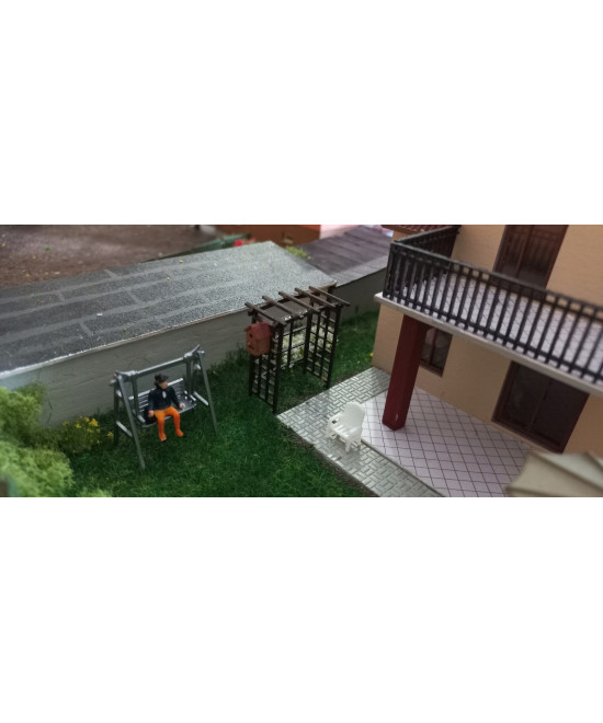 Pergola H0 28mm x 31mm x 16mm, typ 1