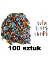 Ludziki, postacie, figurki H0, stojące - 100 sztuk