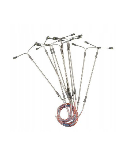 Latarnia lampa Led dwuramienna żółta 3v, skala H0, typ 2