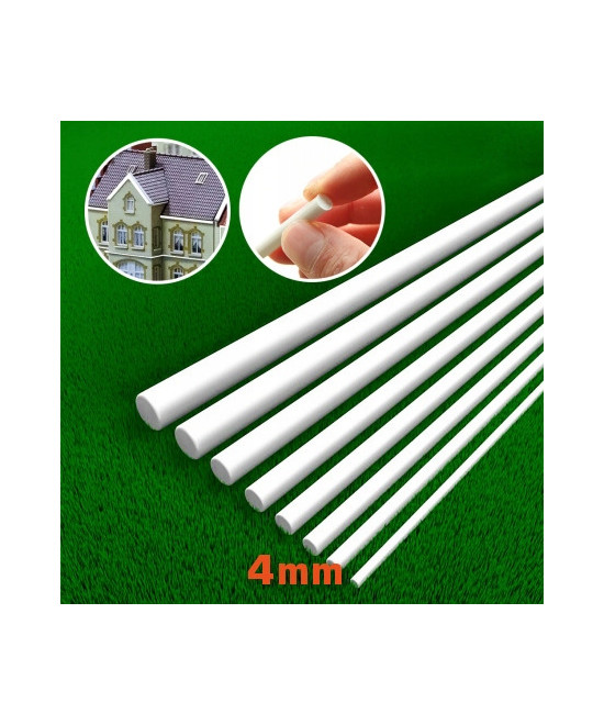 Profil ABS pręt okrągły - 4mm (3szt x 15cm)