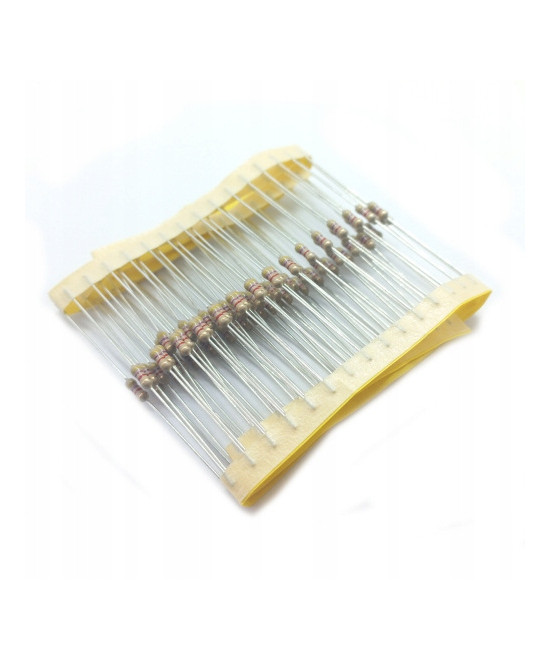 Rezystor węglowy 0,25W 1/4 4,7K Ohm, 40 sztuk