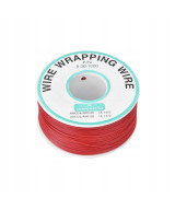 Przewód typu Kynar czerwony 0,24mm, długość 5m