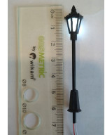 Latarnia parkowa, lampa led biała 3v + rezystor