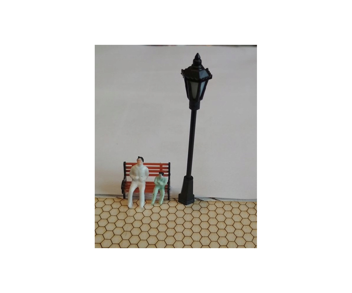 Latarnia parkowa, lampa led biała 3v + rezystor