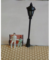 Latarnia parkowa, lampa led biała 3v + rezystor