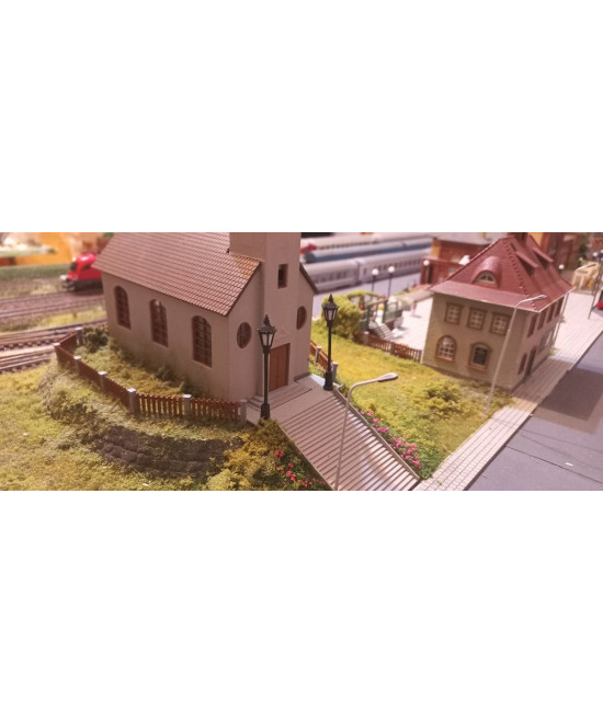 Latarnia parkowa, lampa led biała 3v + rezystor