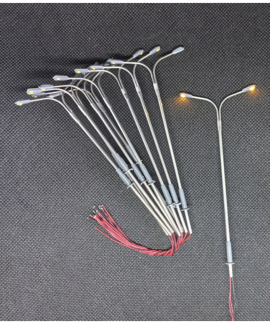 Latarnia lampa Led dwuramienna żółta 3v + rezystor