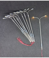 Latarnia lampa Led dwuramienna żółta 3v + rezystor