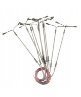 Latarnia H0 lampa biała zimna Led dwuramienna 3v