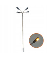 Lampa,latarnia LED czteroramienna żółta 3v + rezystor