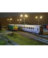 Lampa,latarnia LED czteroramienna żółta 3v + rezystor