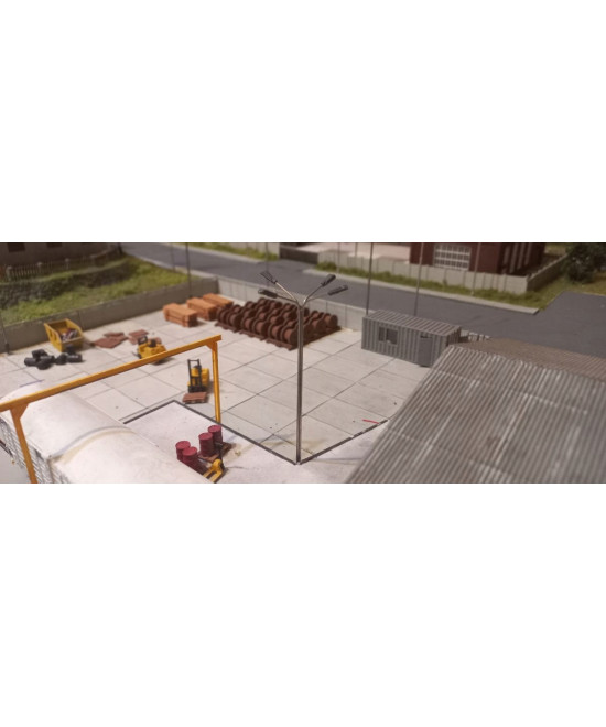 Lampa,latarnia LED czteroramienna biała 3v + rezystor