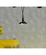 Lampa wisząca led biała ciepła H0 (klosz zielony)