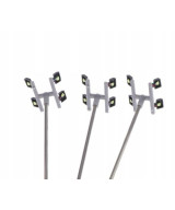 Lampa uliczna,latarnia LED 4x, 3v+rezystory, typ 2